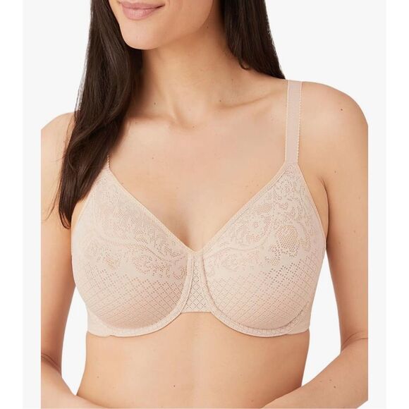 Wacoal dark teal Visual Effects Minimizer bra STYLE 857210 size 40D - Picture 3 of 12